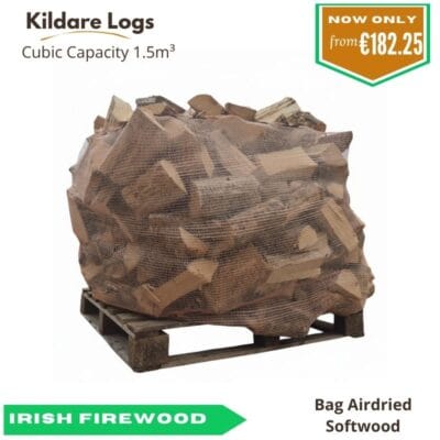 Softwood 1.5m³ bag on pallet