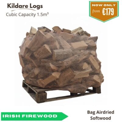 Softwood 1.5m³ bag on pallet
