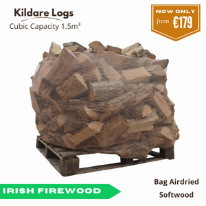 Softwood 1.5m³ bag on pallet