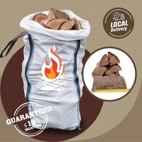 Bags of kiln dried logs hot sale