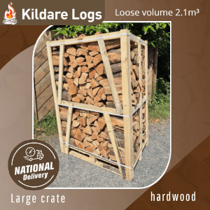 Large crate of Hardwood Kiln Dried