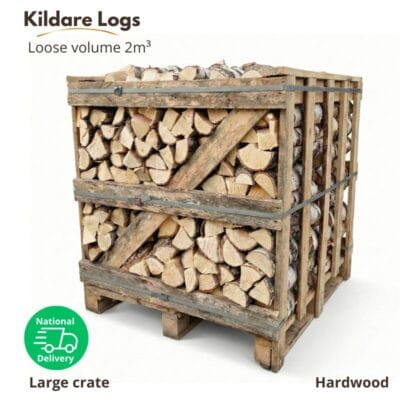 Large Crate of Birch Hardwood Kiln Dried